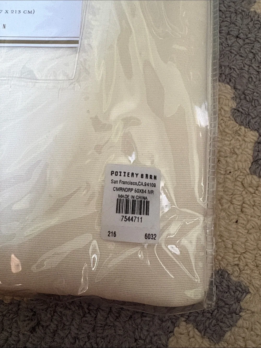 Pottery Barn Cameron Cotton Drapes